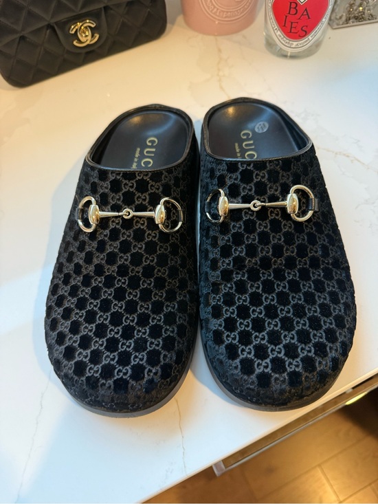 Gucci Shoes - Gucci monogram slides